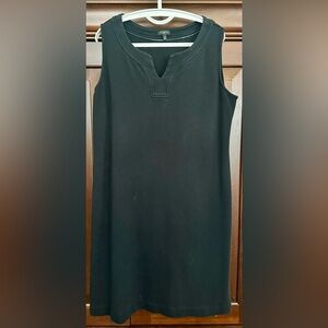 Talbots Black Midi Shift Dress